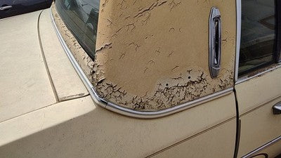 1980 Cadillac Deville Chrome Trim Set Below Back Glass Oem Strip