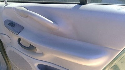 97-99 Expedition Passenger Right Rear Inside Door Trim Panel Only Back Gray F2