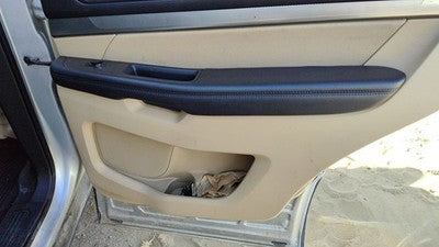 16 Explorer Passenger Right Rear Inside Door Trim Panel With Switches Back Camel