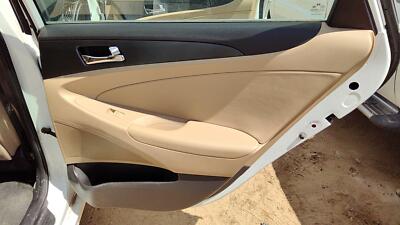11-14 Hyundai Sonata Passenger Right Rear Inside Door Trim Panel W Switches Back