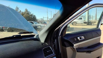 2016 Ford Explorer Passenger Right A Pillar Trim Windshield Post Panel Camel 7L