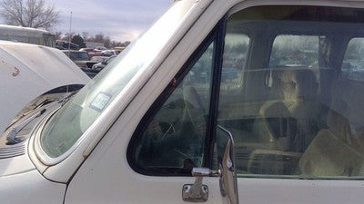 75-84 Ford Van E250 Driver Left Front Vent Window Small Door Glass With Frame