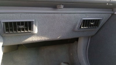 88-92 2 Door Passenger Lower Dash Under Column Knee Bolster Trim Panel Gray