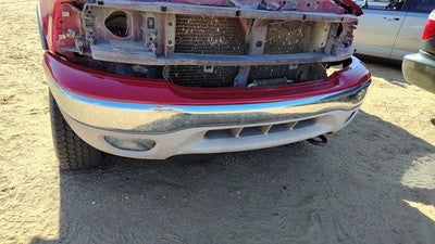 1999-2004 Ford F150 Front Bumper Assembly With Brackets Oem 4X4 Red Chrome