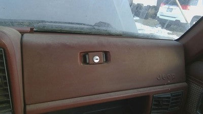 1985 Jeep Cherokee Glove Box Assembly Complete Door With Latch Oem Red