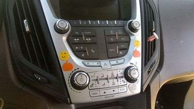 12-15 Chevy Equinox Radio Control Panel Dash Cd Mp3 Ufu Ac Opt C68 Oem 22880249