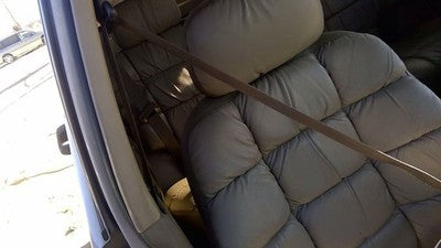 94 Jeep Grand Cherokee Passenger Right Front Seat Belt Retractor Shoulder Brown