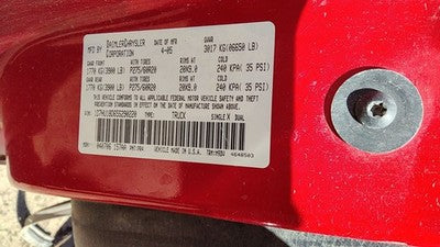 2005 Dodge Ram 1500 Passenger Right Rear Brake Backing Plate Assembly Oem