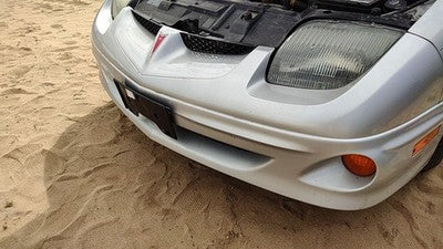 2000-2002 Pontiac Sunfire Front Bumper Cover Assembly Oem Silver 95U 12335339