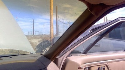 1994 Olds Eighty Eight Passenger Right A Pillar Trim Windshield Post Panel Tan