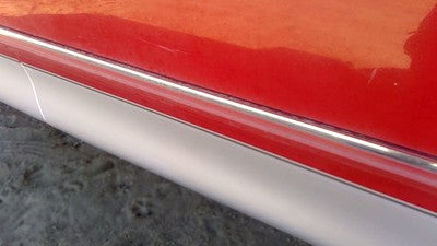 1997-1998 Ford F150 Passenger Right Front Moulding From Door Oem Trim Strip Red