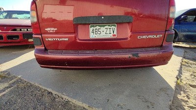 1997-2000 Chevy Venture Rear Bumper Cover Assembly Oem Back 72u Medium Redfire
