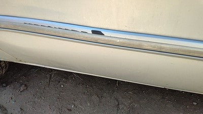 2005 Town & Country Passenger Right Rear Moulding From Door Back Trim Silver Ps2