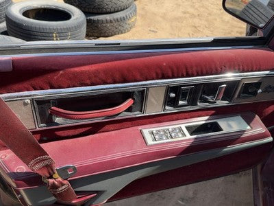 1988 Olds 88 Driver Left Front Door Trim Panel With Master Switch