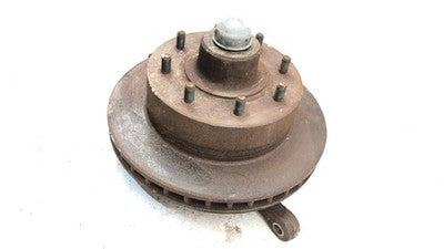 82-93 D350 Passenger Right Front Spindle Steering Knuckle With Wheel Hub 4X2