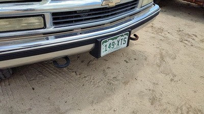 1988-2000 Silverado 2500 Front Bumper Assembly With Brackets Oem 15574111