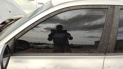 2001-06 Hyundai Elantra Driver Left Front Side Window Door Glass Oem 824102D010