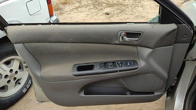 05-06 Toyota Camry Driver Left Front Door Trim Panel With Master Switch 95 Stone