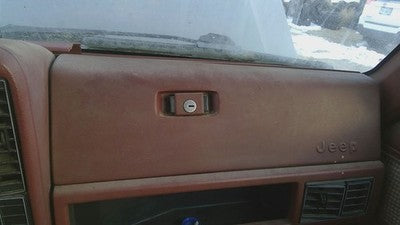 1985 Jeep Cherokee Glove Box Assembly Complete Door With Latch Oem Red