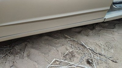 2000 Ford Windstar Passenger Right Rear Rocker Moulding On Quarter Panel Oem
