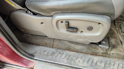 02 Trail Blazer Passenger Right Side Power Seat Switch Trim Panel Dark Pewter