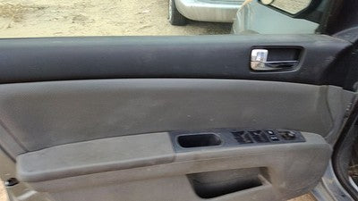 08-09 Sentra Driver Left Front Door Trim Panel With Master Switch Charcoal W