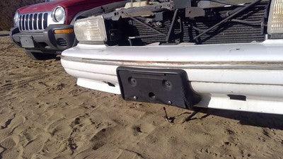 1991-1996 Chevy Caprice Front Bumper Cover Assembly Oem White