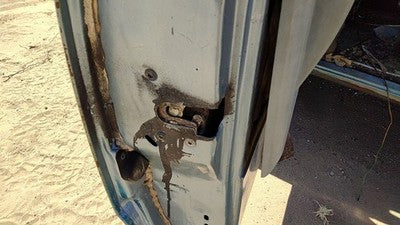 1986 Dodge Ram W150 Driver Left Front Door Latch With Rods/Cables Oem