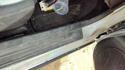 04 Mitsubishi Eclipse Passenger Right Lower Sill Step Moulding Trim Panel Black