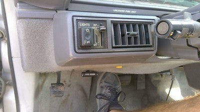 88-92 Cutlass 2 Door Driver Left Heater Ac Vent Assembly With Trim Panel Gray