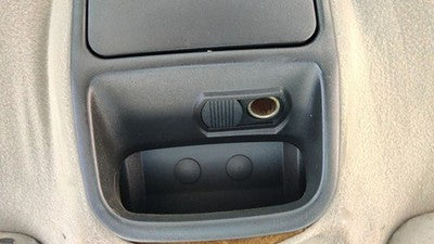 1994 Pontiac Bonneville Center Overhead Console Dome Light Map Lamp Cubby Gray