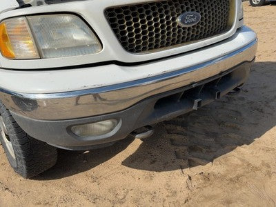 1999-2004 Ford F150 Front Bumper With Brackets Assembly Oem White Yz Xl3Z17757Aa