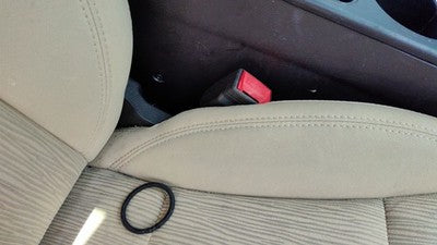 11-15 Hyundai Sonata Passenger Right Front Seat Belt Buckle Receiver Camel Yda