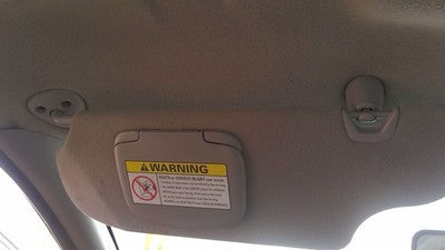 1998 Ford Taurus Driver Left Sun Visor Oem Gray
