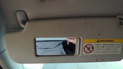 2000-2005 Vw Passat Driver Left Sun Visor Oem 3B0857551s2f4