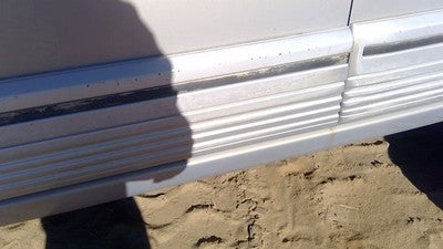 1994 Jeep Grand Cherokee Driver Left Front Moulding From Door Trim Strip Silver
