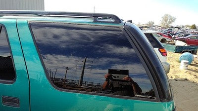 1995-05 S10 Blazer Driver Left Rear Quarter Glass Back Side Window Oem 15766469