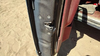 1983 Ford F150 Driver Left Front Door Latch With Rods/Cables Oem