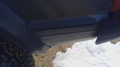 1985 Jeep Cherokee Driver Left Rear Moulding On Quarter Panel Oem Gray