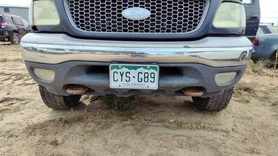 1999-2004 Ford F150 Front Bumper Assembly With Brackets Oem Chrome Xl3z17757aa