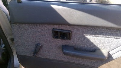 1990 Corolla Station Wagon Passenger Right Rear Inside Door Trim Panel Only Back