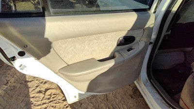 01-03 Hyundai Elantra Driver Left Rear Inside Door Trim Panel Only Oem Back Tan