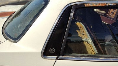 1989 Century White Passenger Right Rear Moulding On Quarter Panel Behind Window