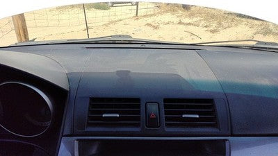 2004-2009 Mazda 3 Dash Center Trim Panel With Heater Ac Vents Oem Black Br6