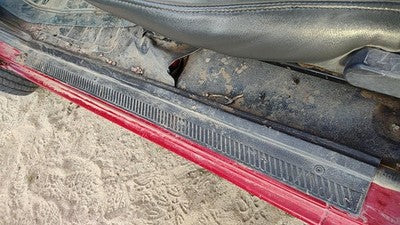 1997 Nissan Hardbody Driver Left Lower Sill Step Moulding Trim Panel Oem Gray