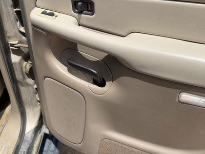 01 Suburban Passenger Right Rear Door Trim Panel With Switches Back Tan 52I
