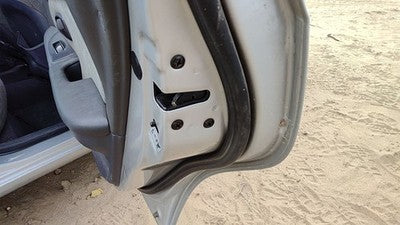 01-04 Hyundai Elantra Passenger Right Rear Door Latch With Rods/Cables Oem Back