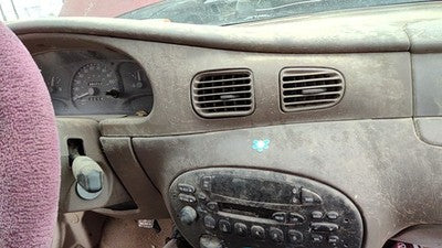 1997-2002 Ford Escort Trim Bezel Around Speedometer Oem Dash Surround Panel Tan