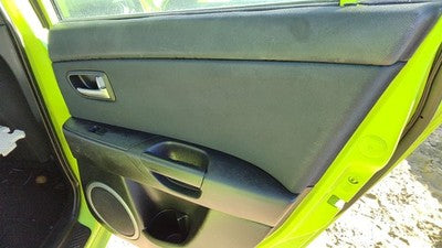 04-06 Mazda 3 Passenger Right Rear Inside Door Trim Panel Only Oem Back Black