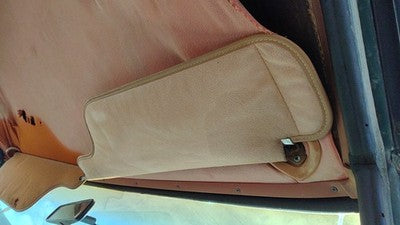1984 Jeep Grand Wagoneer Passenger Right Sun Visor Oem Brown